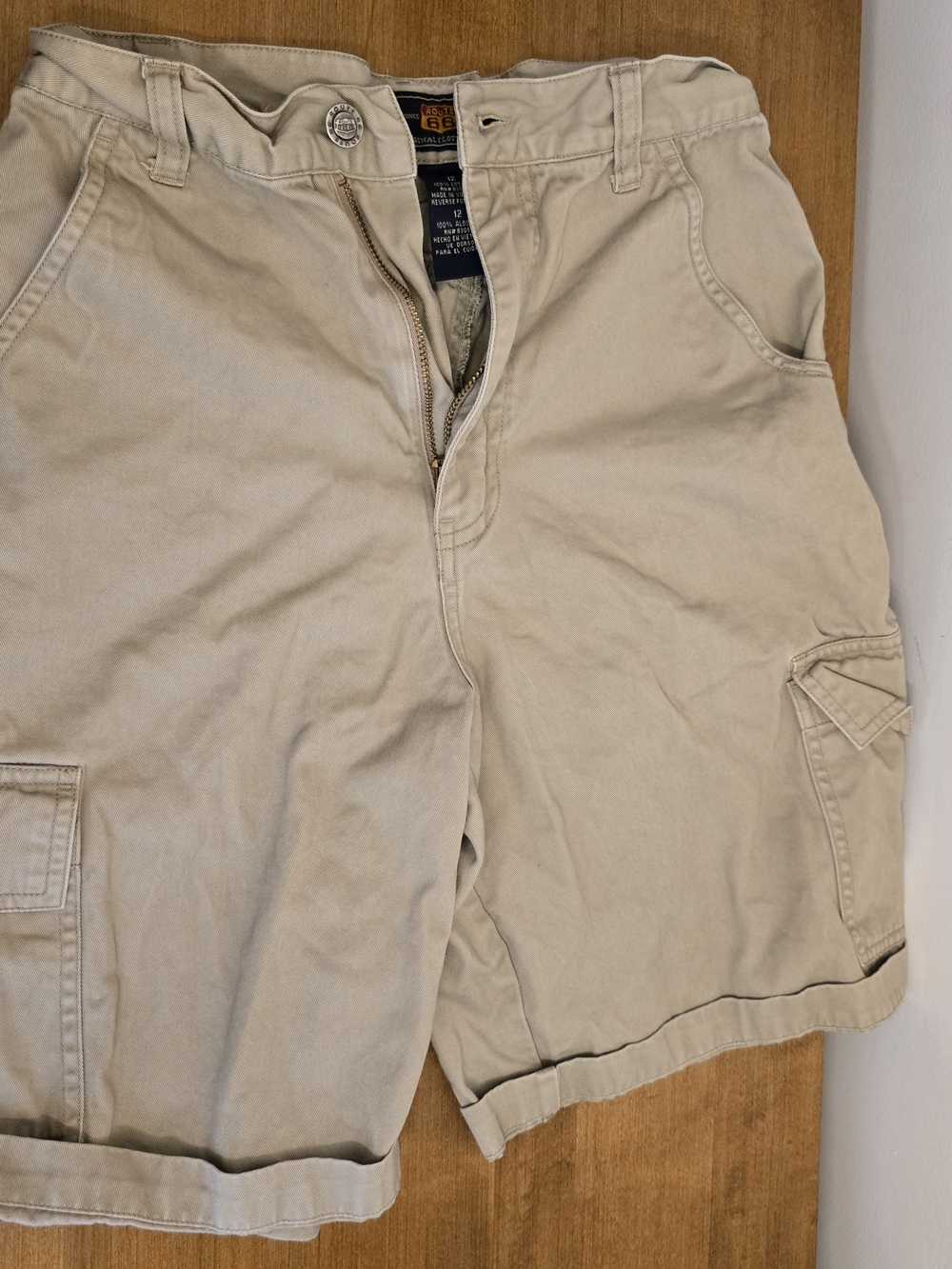Boys 12 Route 66 Cargo Shorts